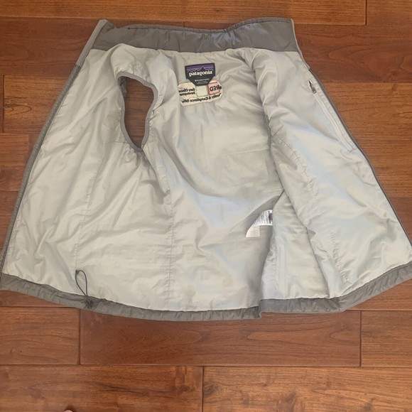 Patagonia Nano Puff Full Zip Silver(Gray) Vest Women's Size M Branded Logo - Picture 9 of 11
